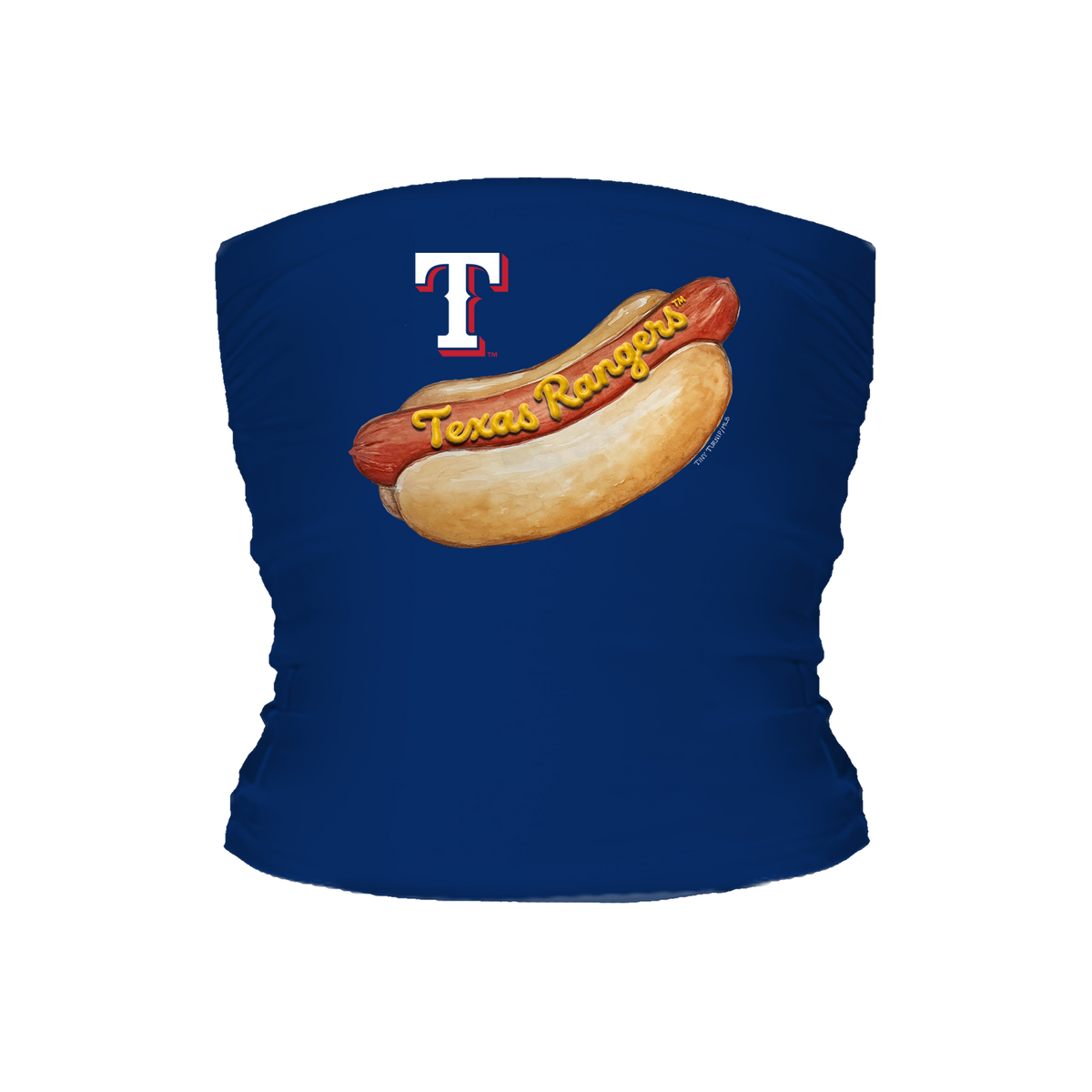 Texas Rangers Hot Dog Tube Top