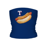 Texas Rangers Hot Dog Tube Top