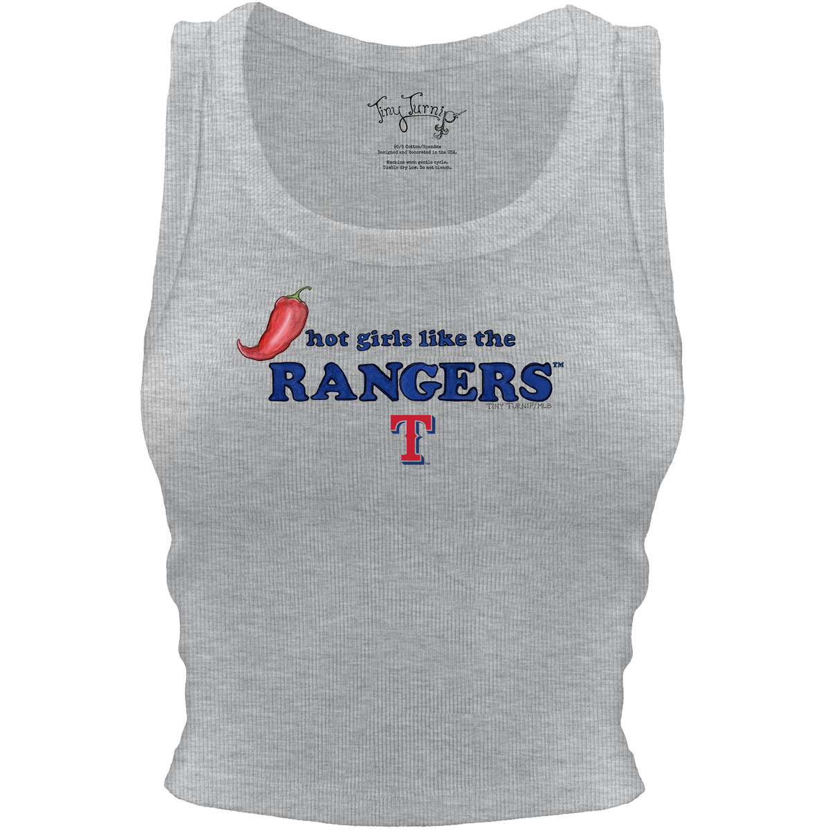 Texas Rangers Hot Girls Crop Tank