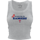 Texas Rangers Hot Girls Crop Tank