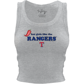Texas Rangers Hot Girls Crop Tank
