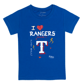 I Heart Rangers Kid's Tee Shirt - Tiny Turnip