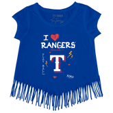 I Heart Rangers Fringe Tee - Tiny Turnip
