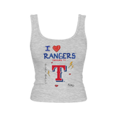 Texas Rangers I Heart Rangers Emmy Tank