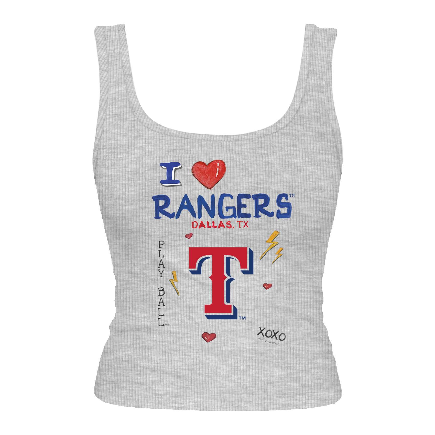 Texas Rangers I Heart Rangers Emmy Tank
