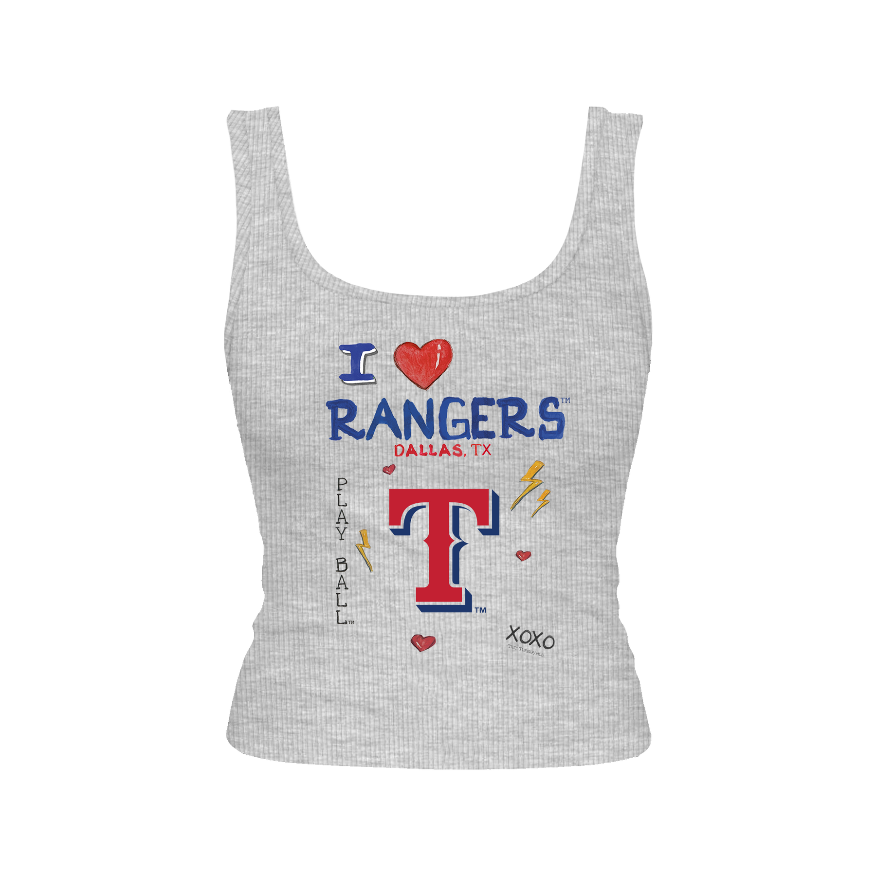 Texas Rangers I Heart Rangers Emmy Tank