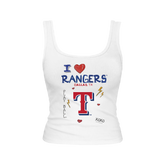 Texas Rangers I Heart Rangers Emmy Tank