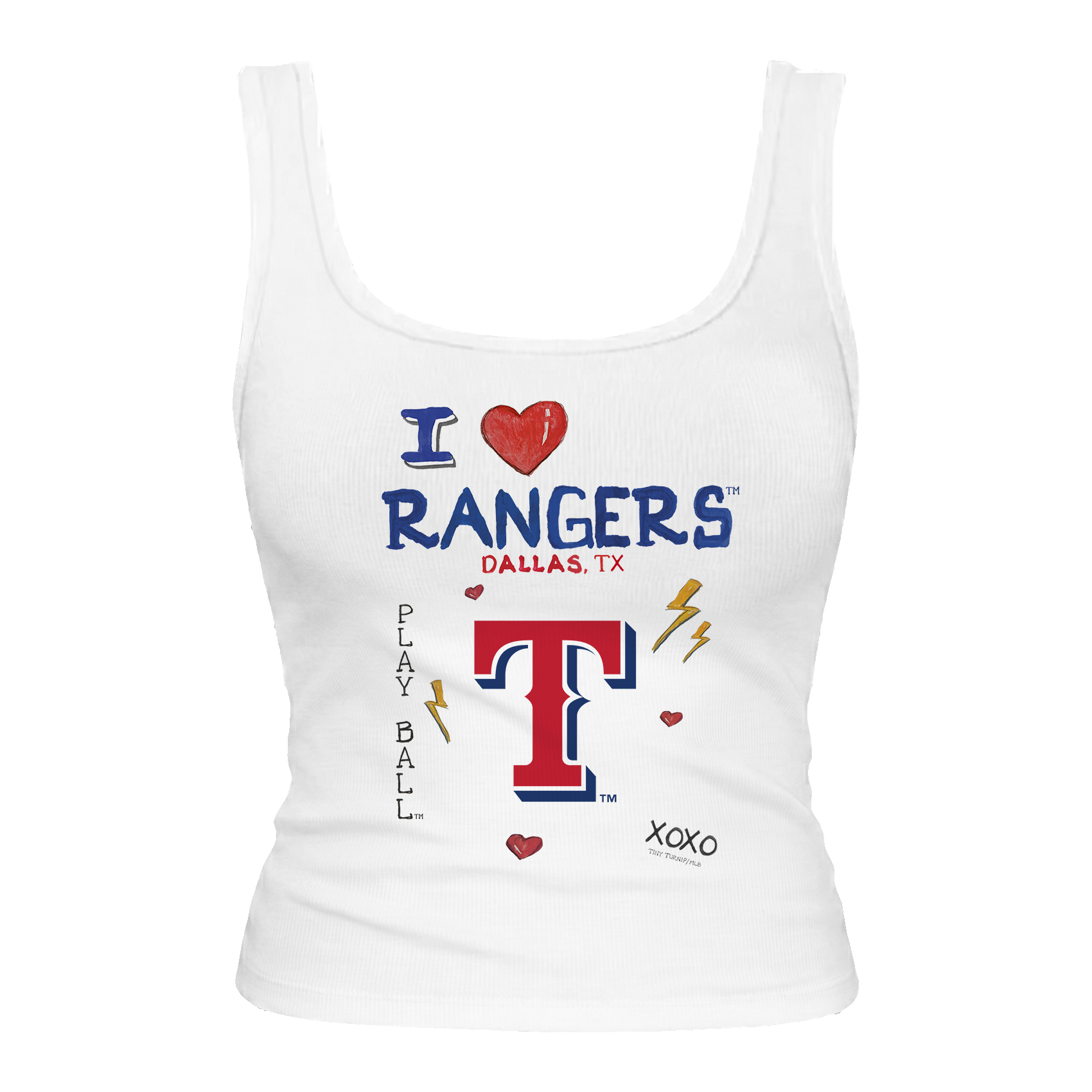 Texas Rangers I Heart Rangers Emmy Tank