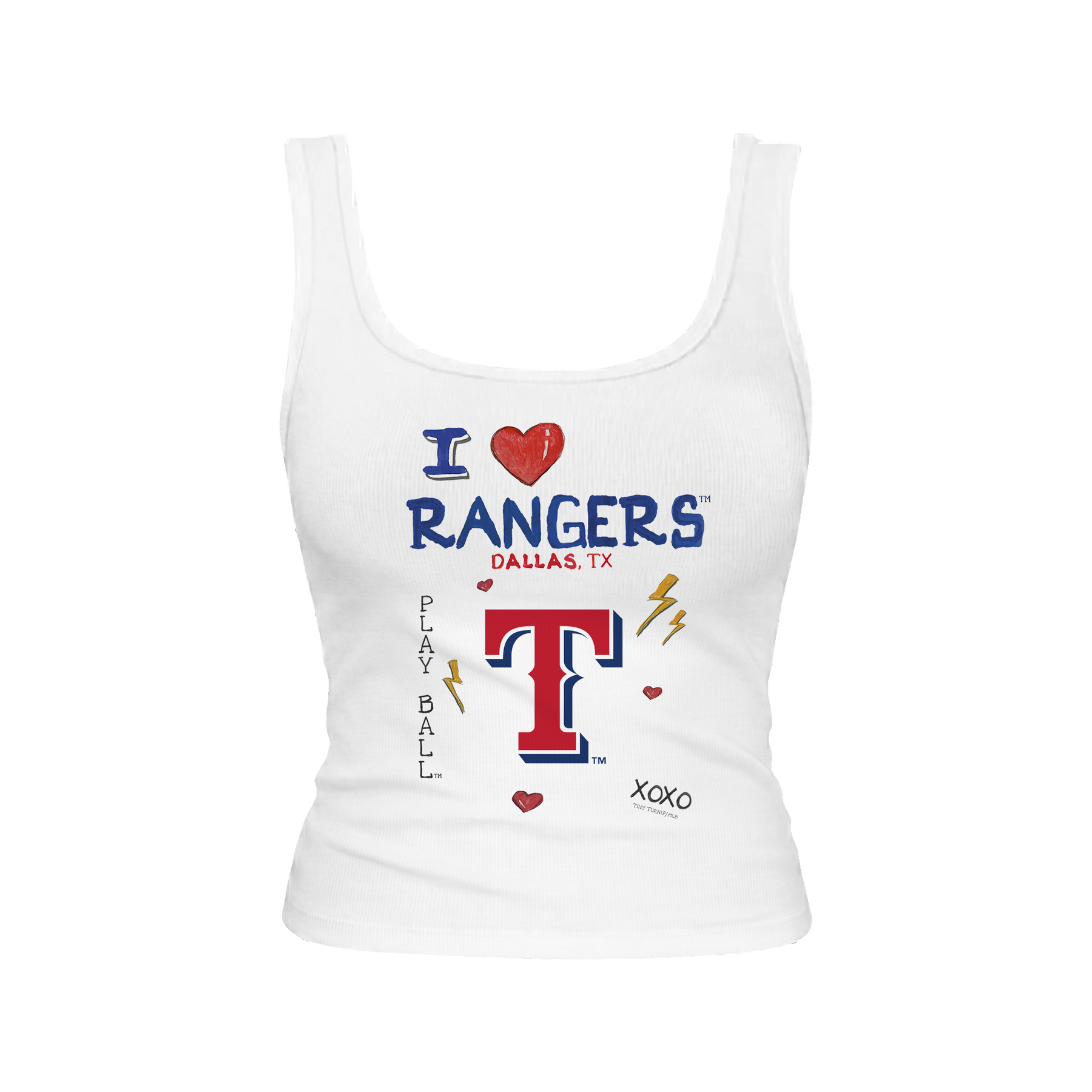 Texas Rangers I Heart Rangers Emmy Tank