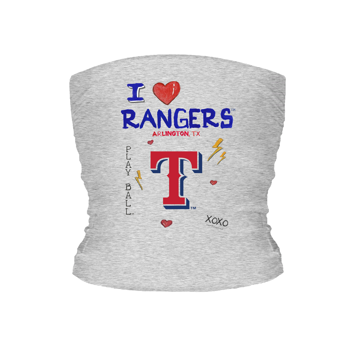 I Heart Rangers Tube Top - Tiny Turnip
