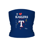 Texas Rangers I Heart Rangers Tube Top - Tiny Turnip