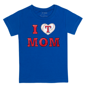 Texas Rangers I Love Mom Tee Shirt