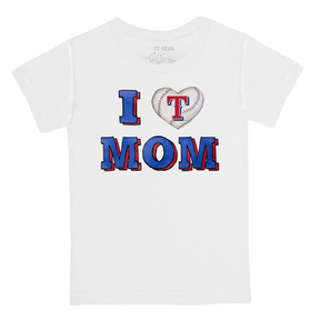 Texas Rangers I Love Mom Tee Shirt