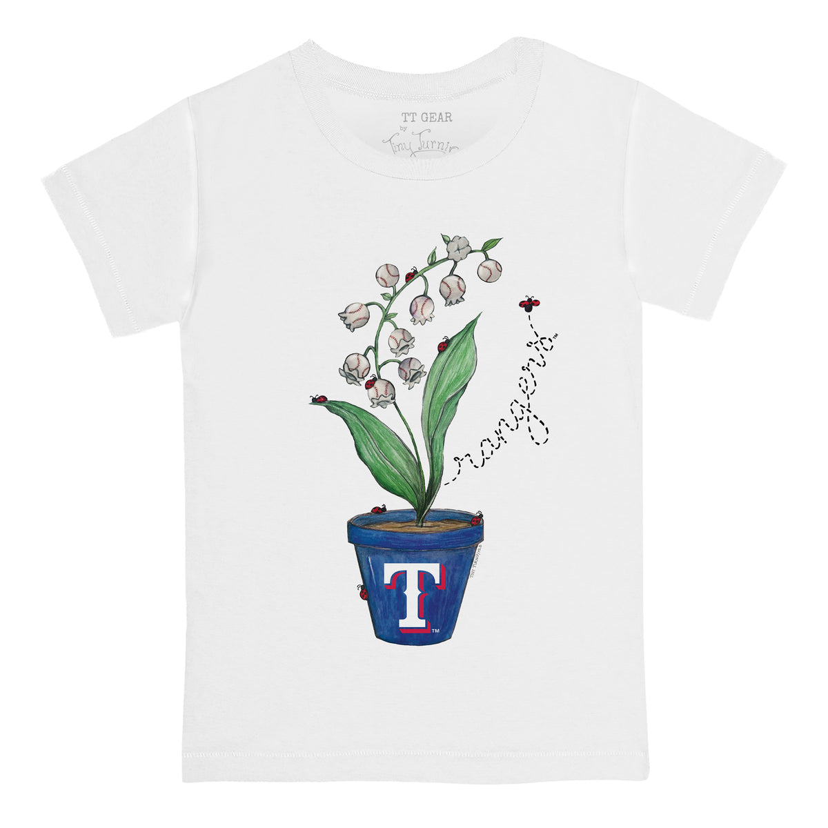 Texas Rangers Ladybug Tee Shirt
