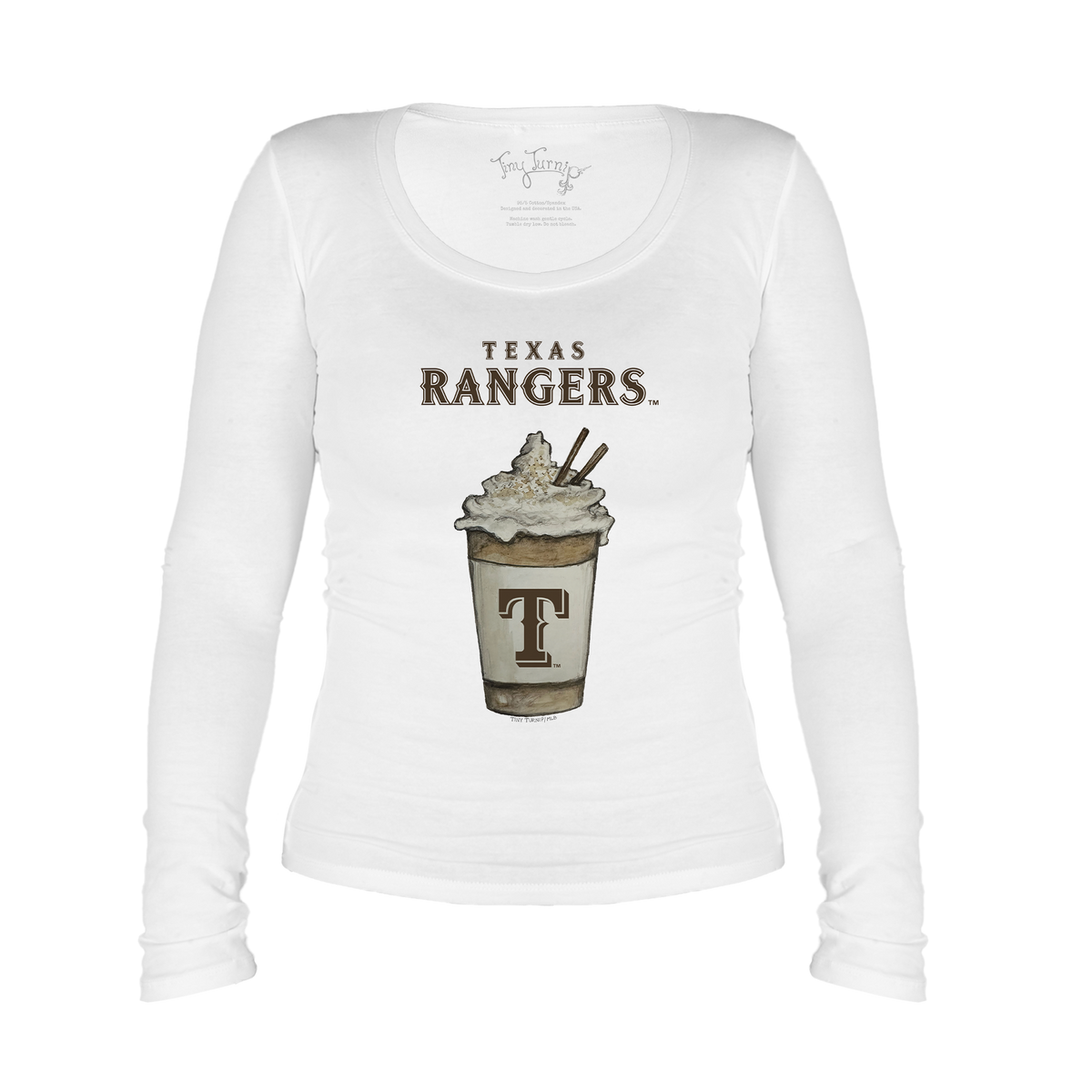 Texas Rangers Latte Legend Long Sleeve