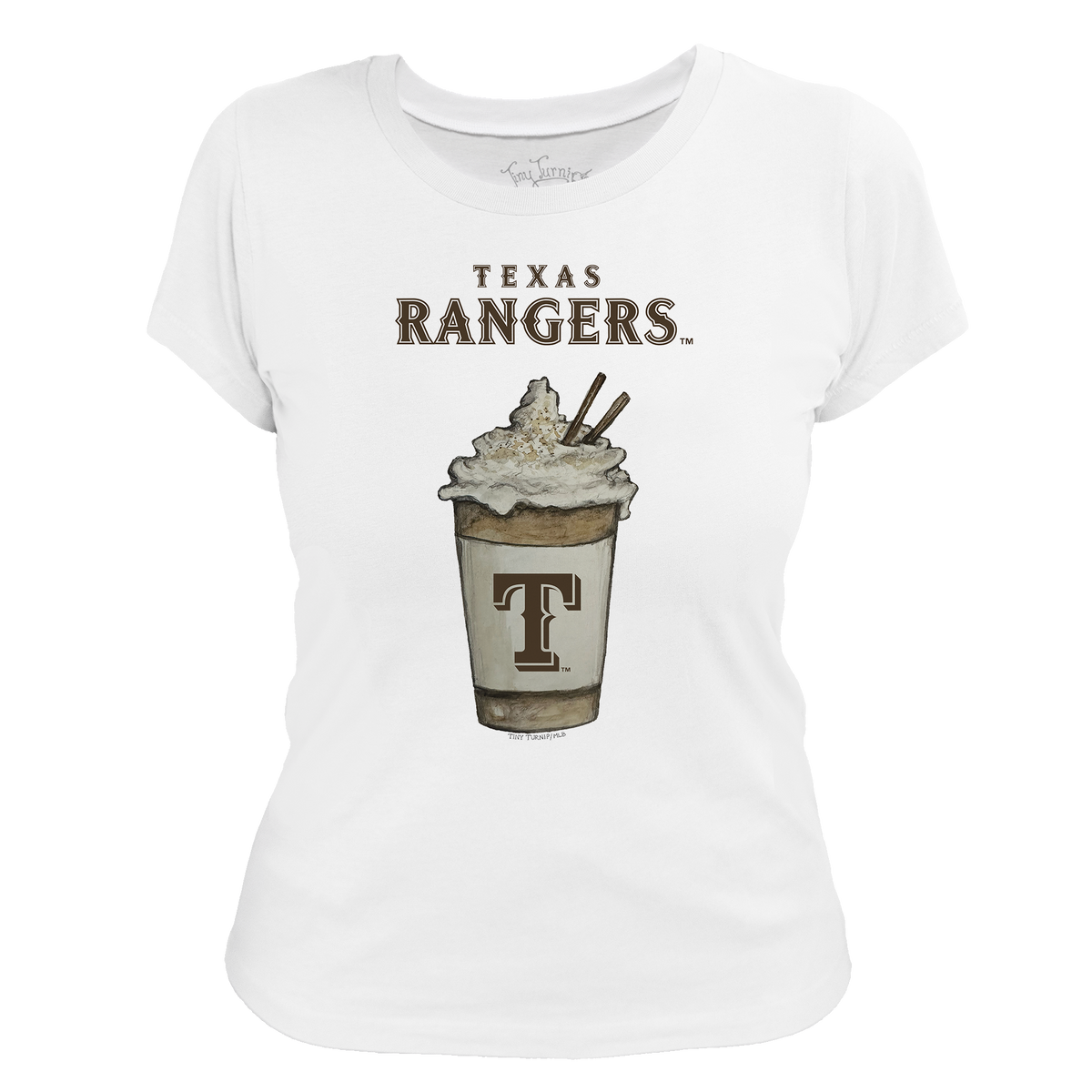 Texas Rangers Latte Women's Tee Shirt
