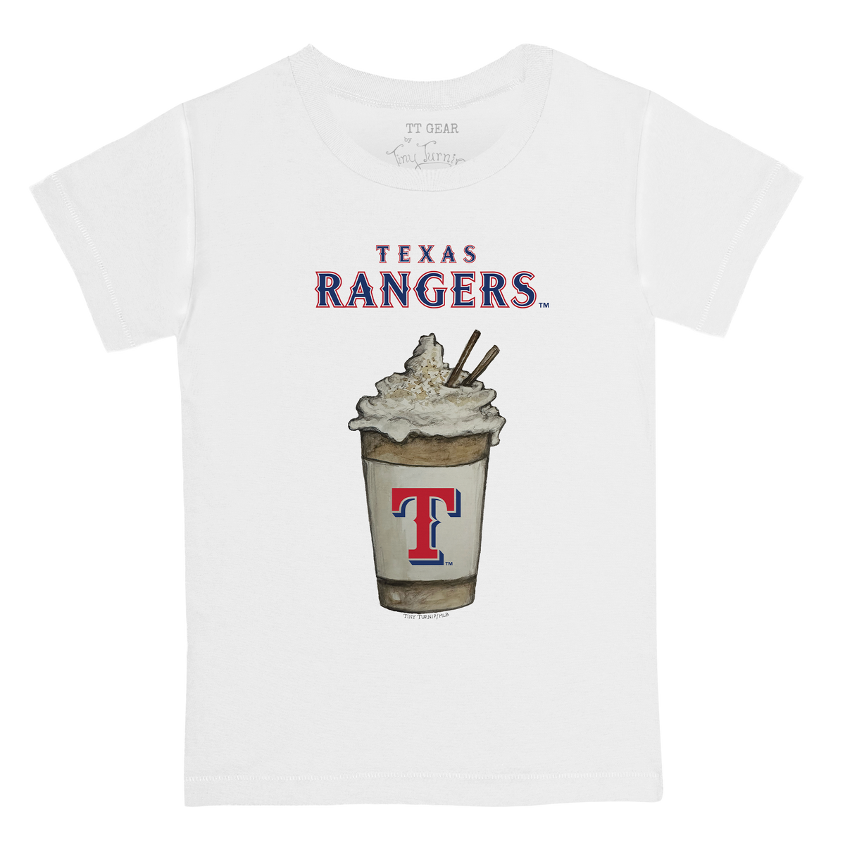 Texas Rangers Latte Kid's Tee Shirt
