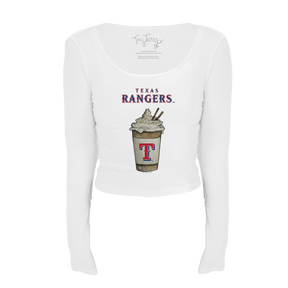 Texas Rangers Latte Women's Lucy Long Sleeve