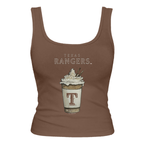 Texas Rangers Latte Emmy Tank