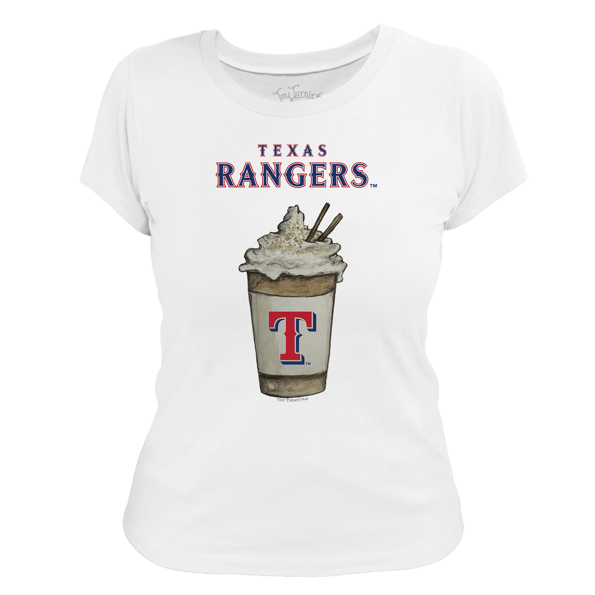 Texas Rangers Latte Women's Tee Shirt