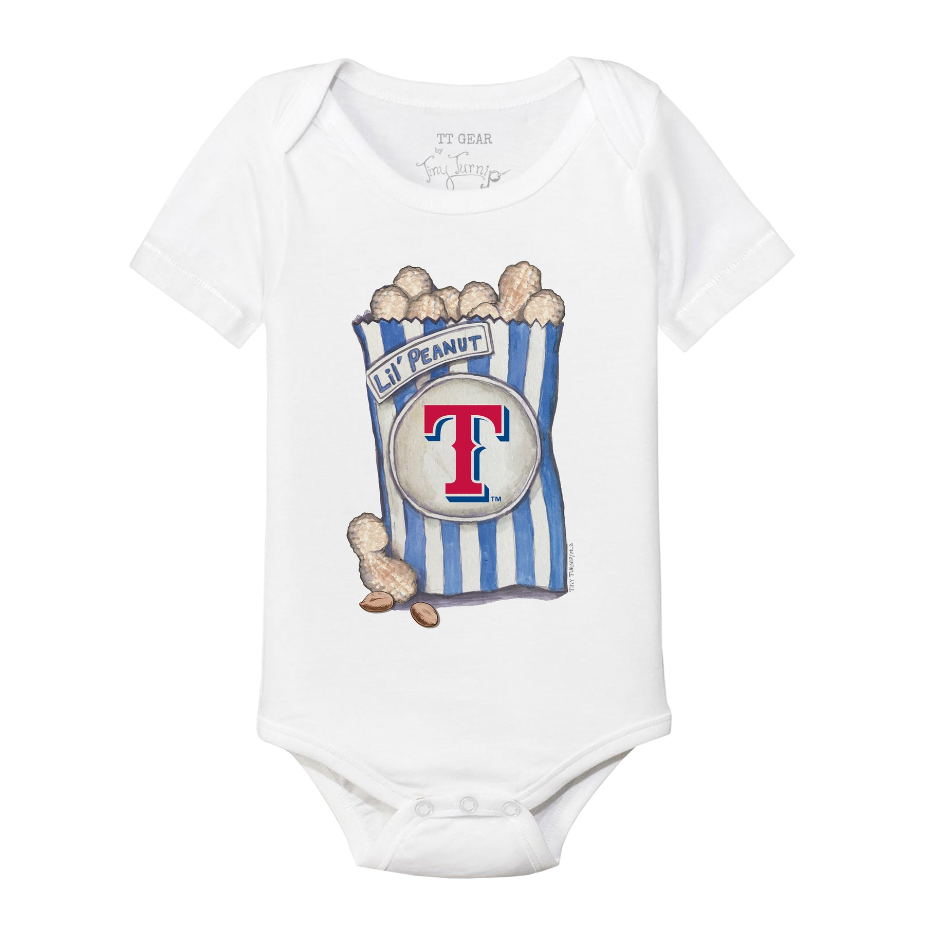 Texas Rangers Lil' Peanut Short Sleeve Snapper