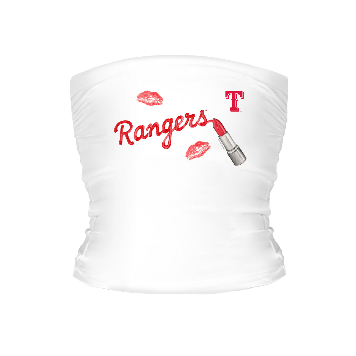 Texas Rangers Lipstick Tube Top - Tiny Turnip