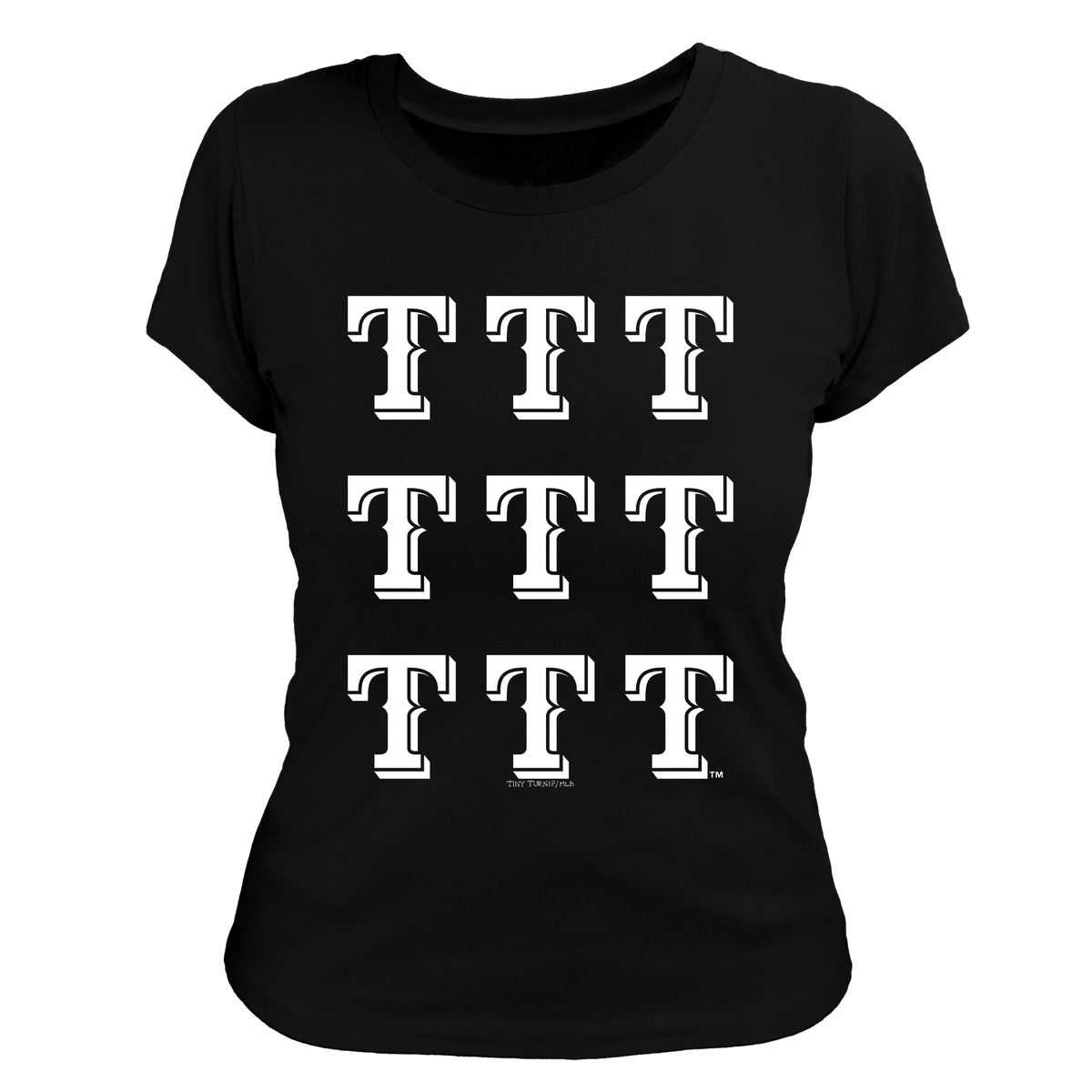 Texas Rangers Logo Grid Tee Shirt