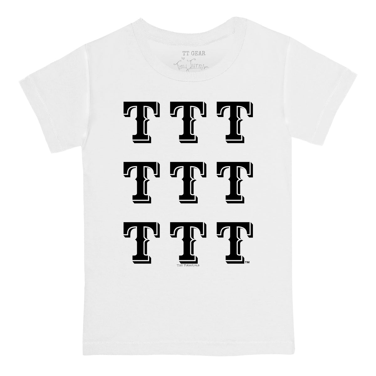 Texas Rangers Logo Grid Tee Shirt
