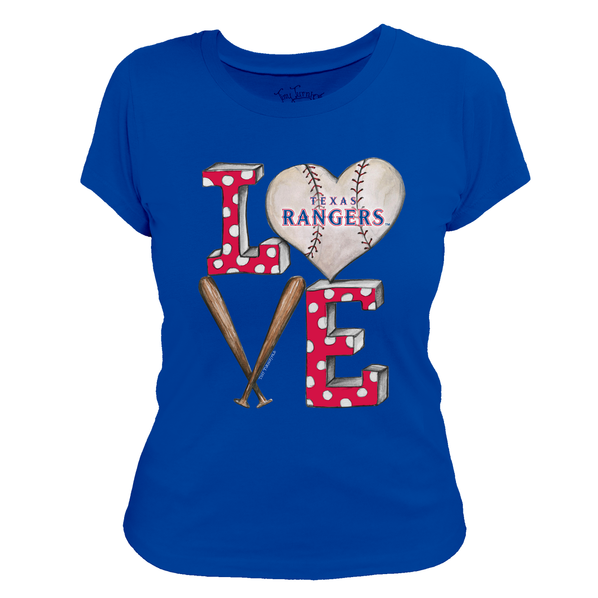 Texas Rangers Baseball LOVE Tee Shirt