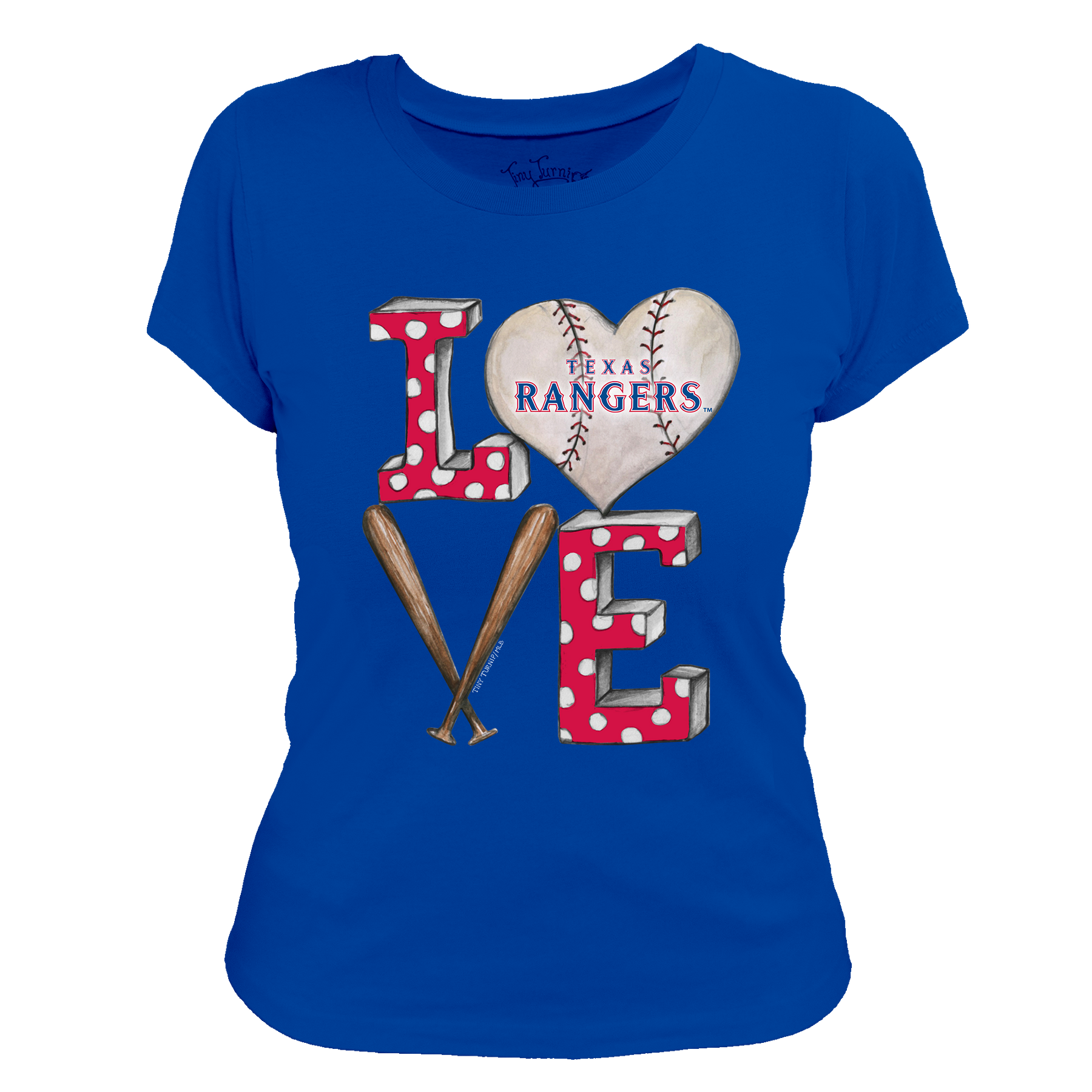 Texas Rangers Baseball LOVE Tee Shirt