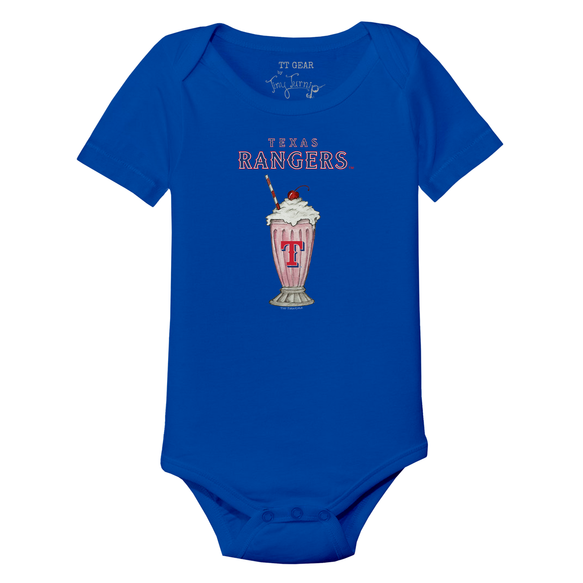 Texas Rangers Milkshake Short Sleeve Snapper