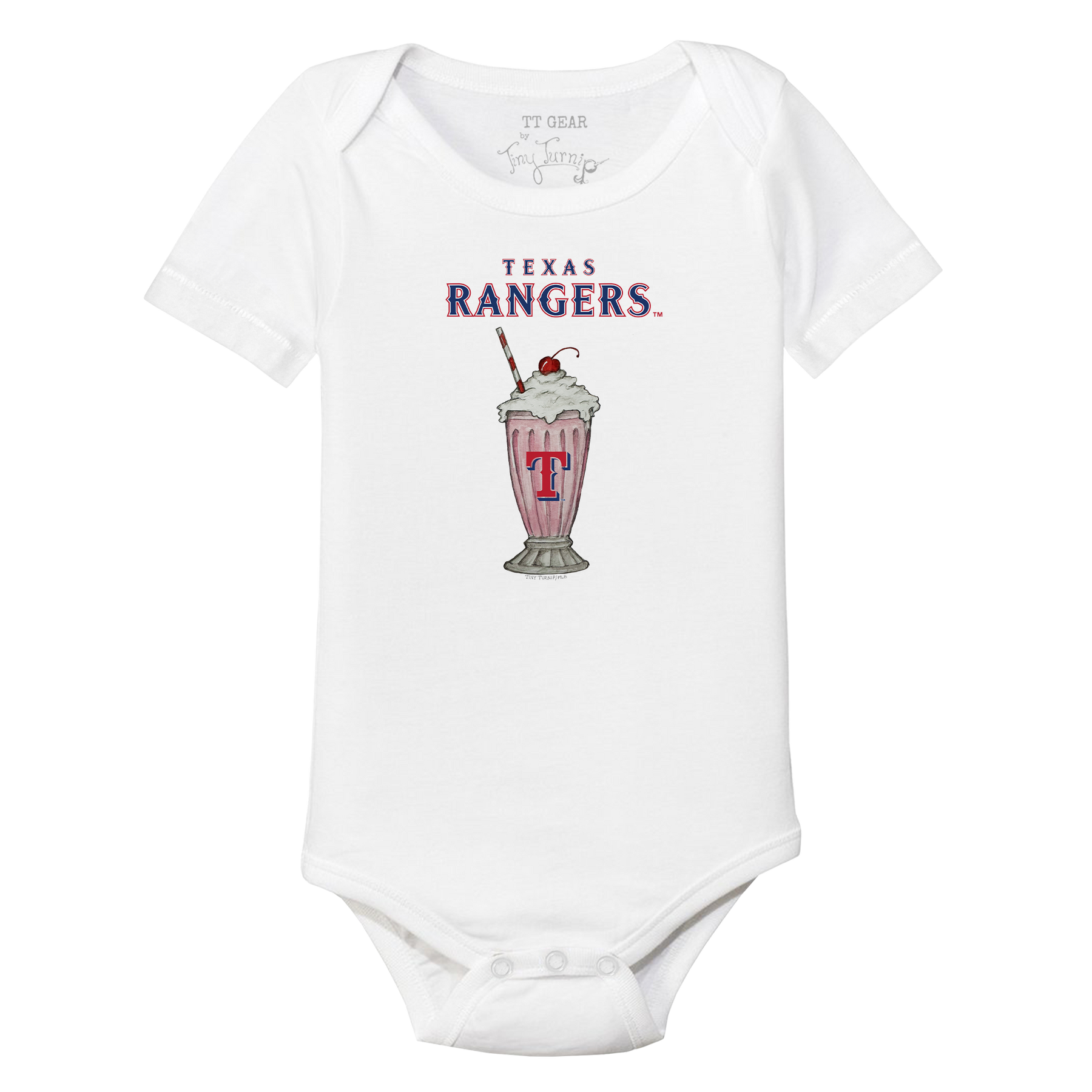 Texas Rangers Milkshake Short Sleeve Snapper