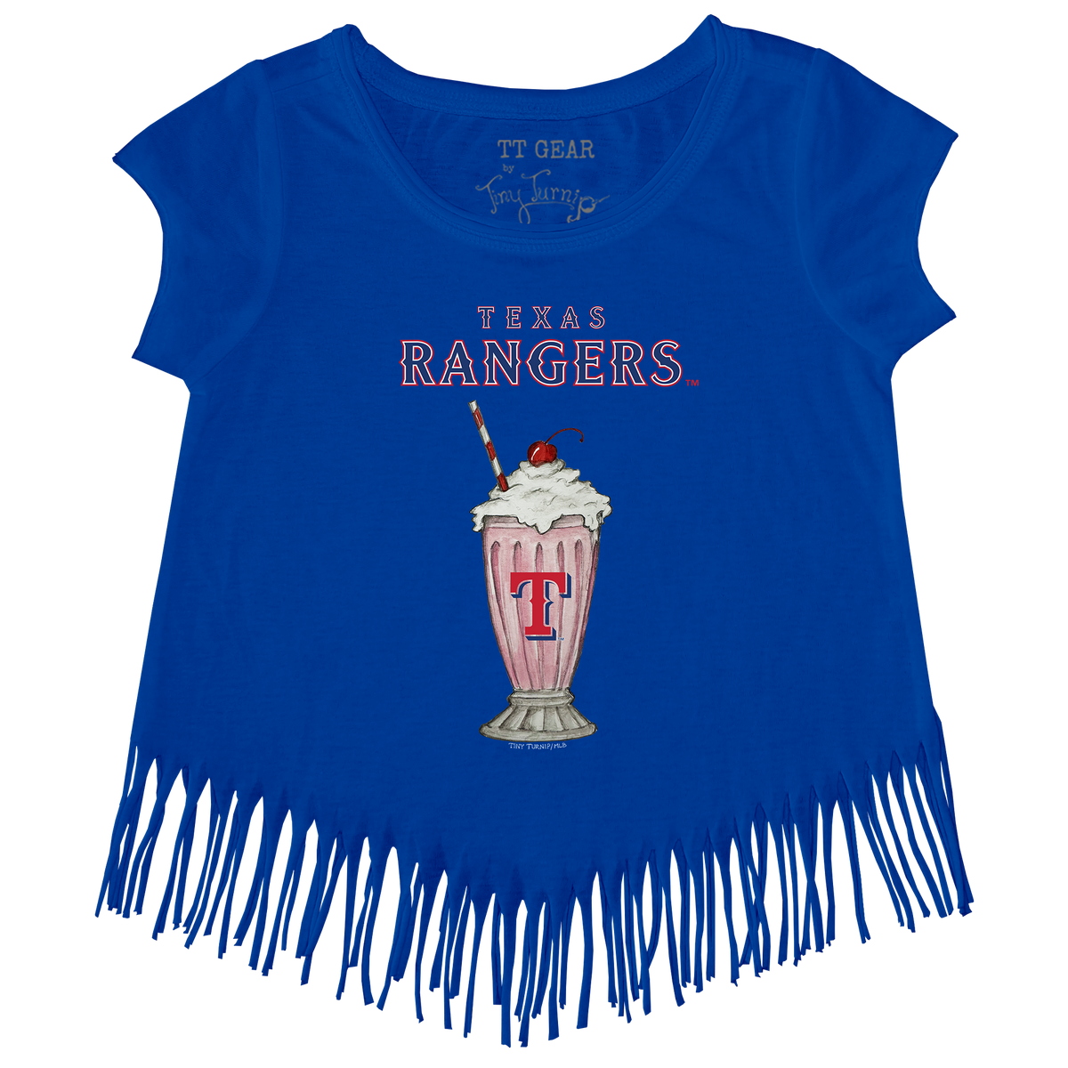 Texas Rangers Milkshake Fringe Tee