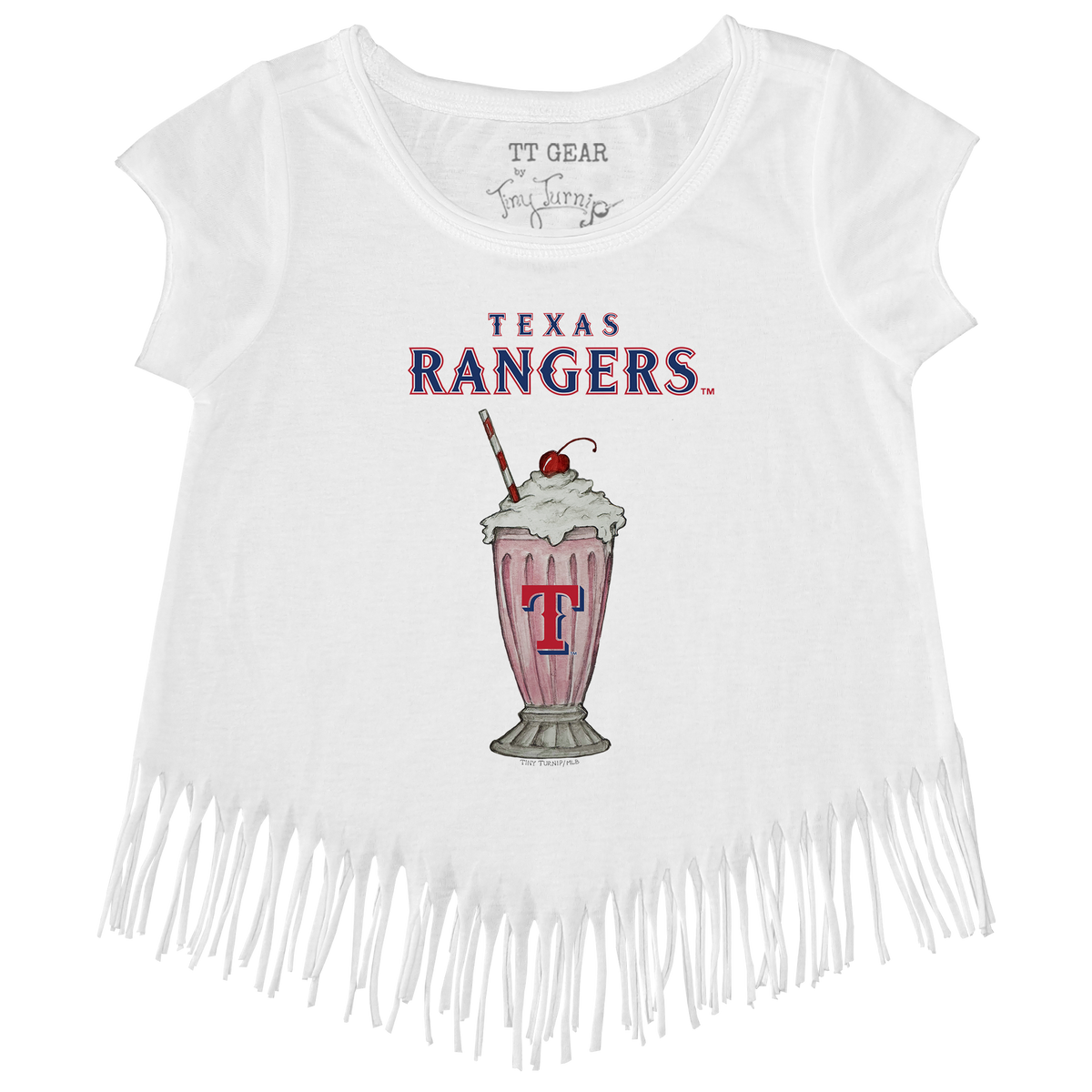 Texas Rangers Milkshake Fringe Tee
