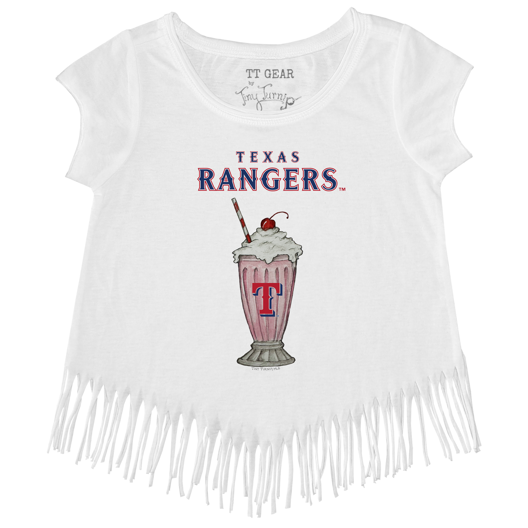 Texas Rangers Milkshake Fringe Tee