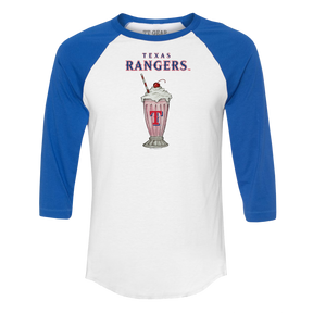 Texas Rangers Milkshake 3/4 Royal Blue Sleeve Raglan