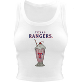 Texas Rangers Milkshake Crop Tank