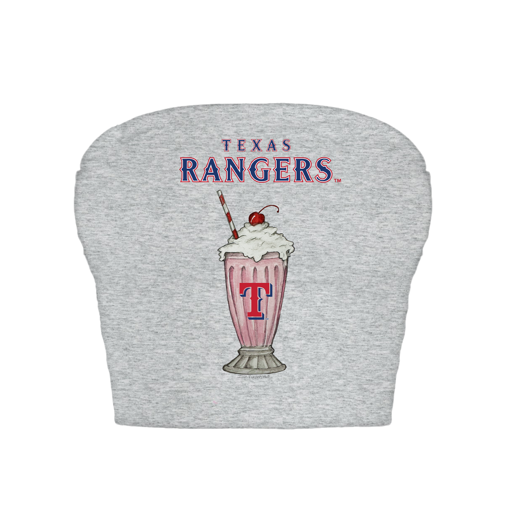 Texas Rangers Milkshake Crop Tube Top