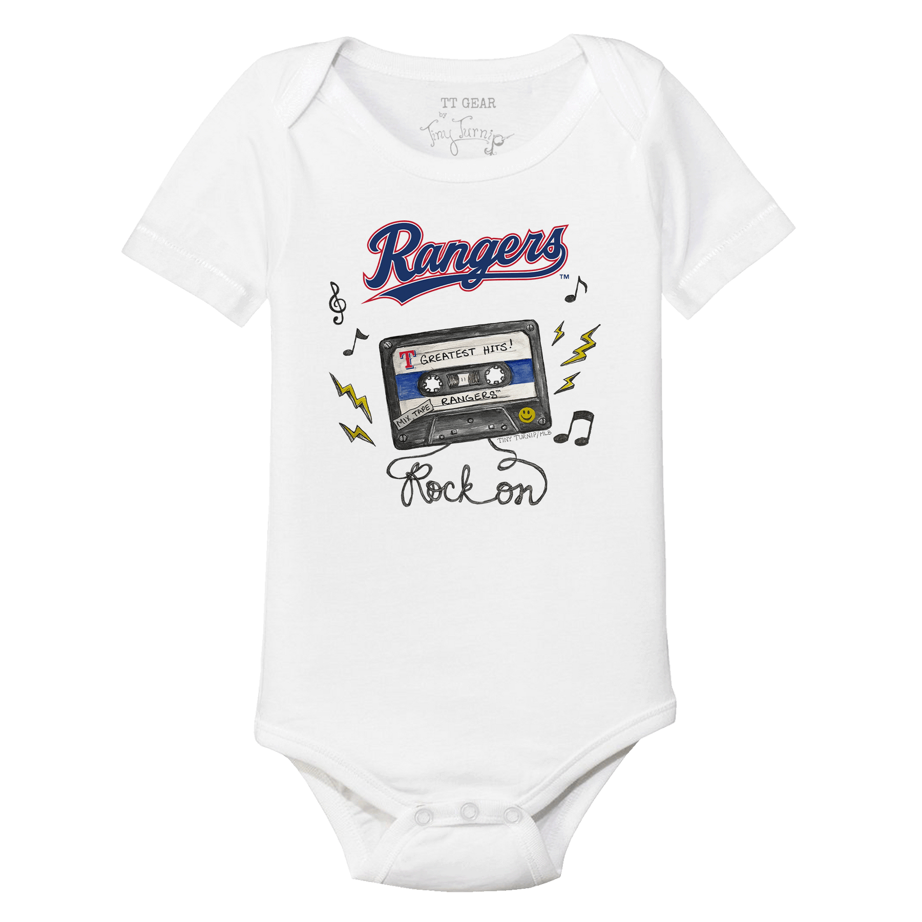 Texas Rangers Mixtape Short Sleeve Snapper