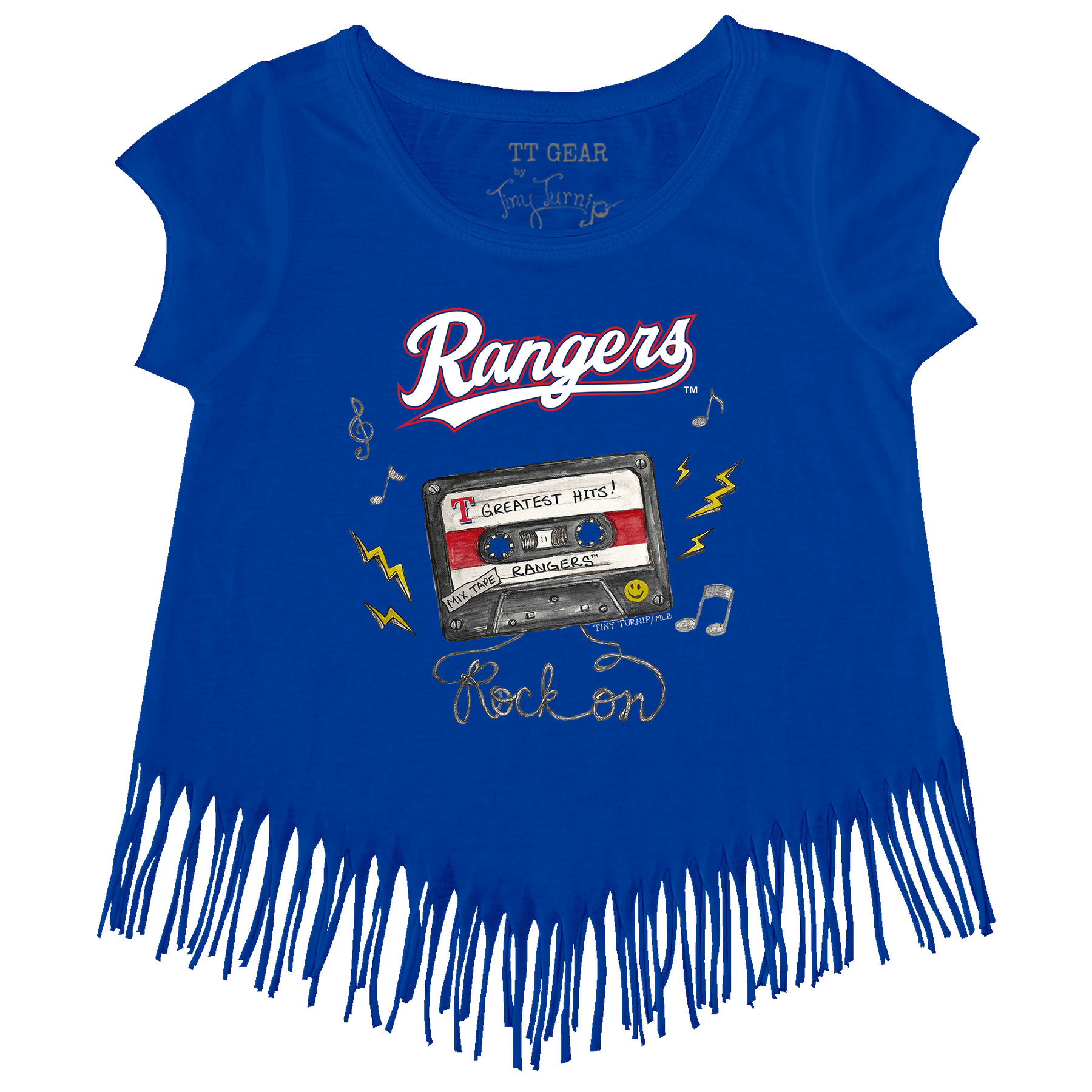 Texas Rangers Mixtape Fringe Tee