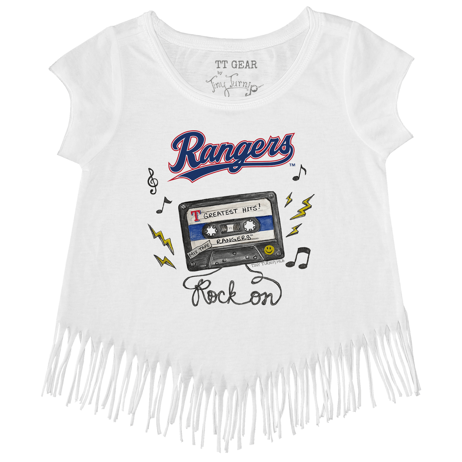 Texas Rangers Mixtape Fringe Tee