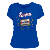 Texas Rangers Mixtape Women's Tee Shirt