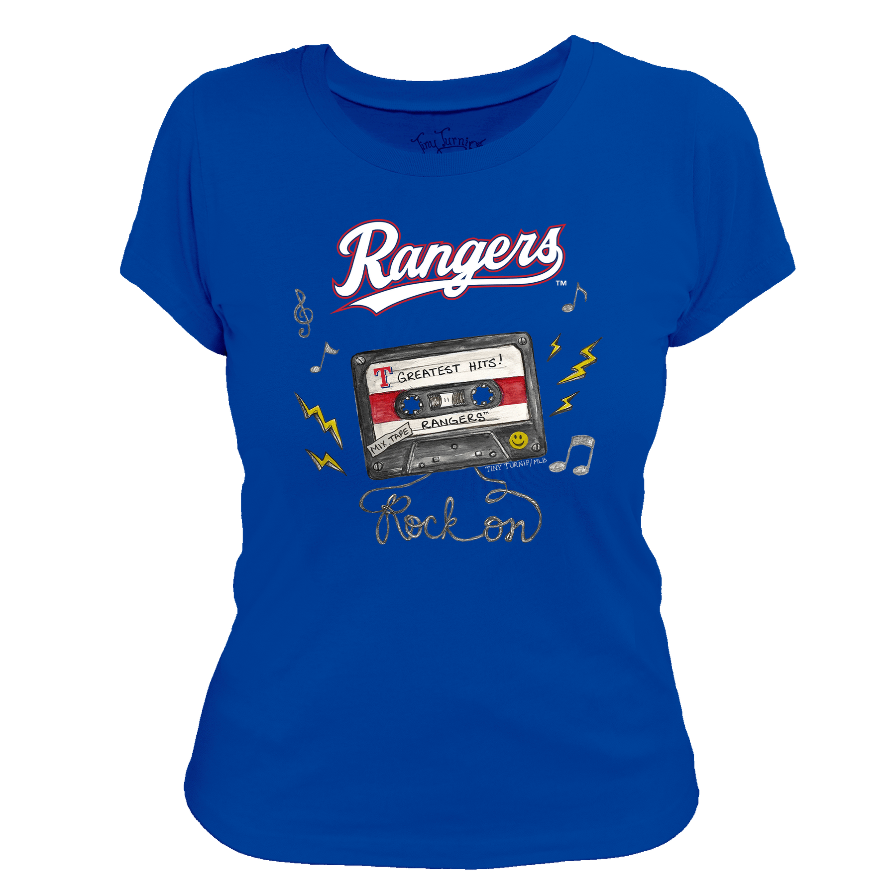 Texas Rangers Mixtape Women's Tee Shirt