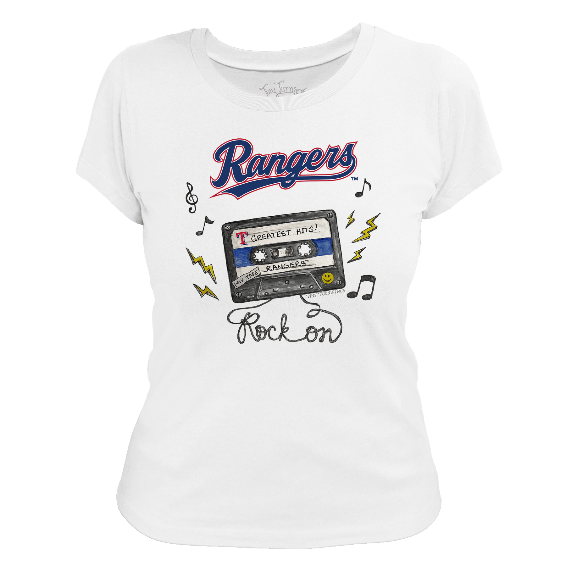 Texas Rangers Mixtape Women's Tee Shirt