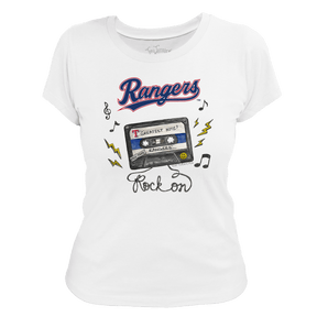 Texas Rangers Mixtape Women's Tee Shirt