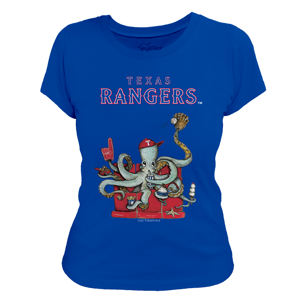 Texas Rangers Octopus Tee Shirt