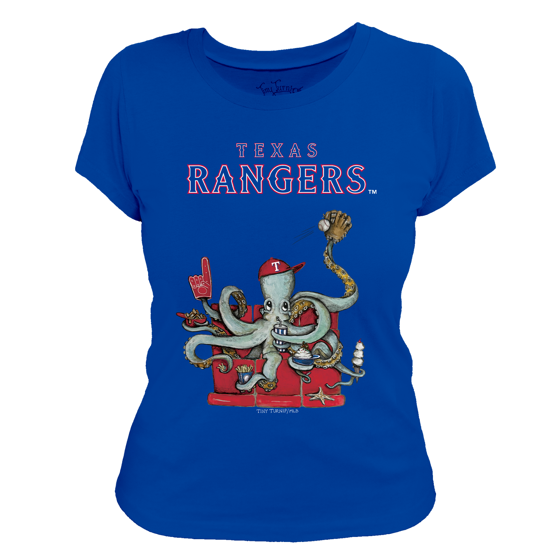 Texas Rangers Octopus Tee Shirt