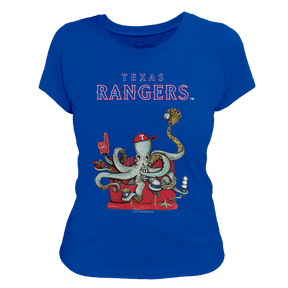 Texas Rangers Octopus Tee Shirt