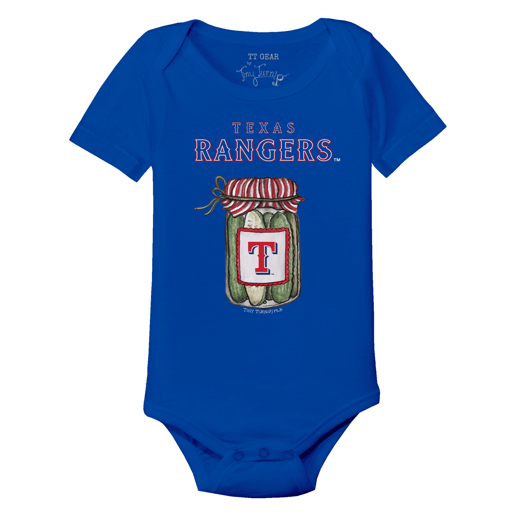Texas Rangers Pickle Jar Short Sleeve Snapper