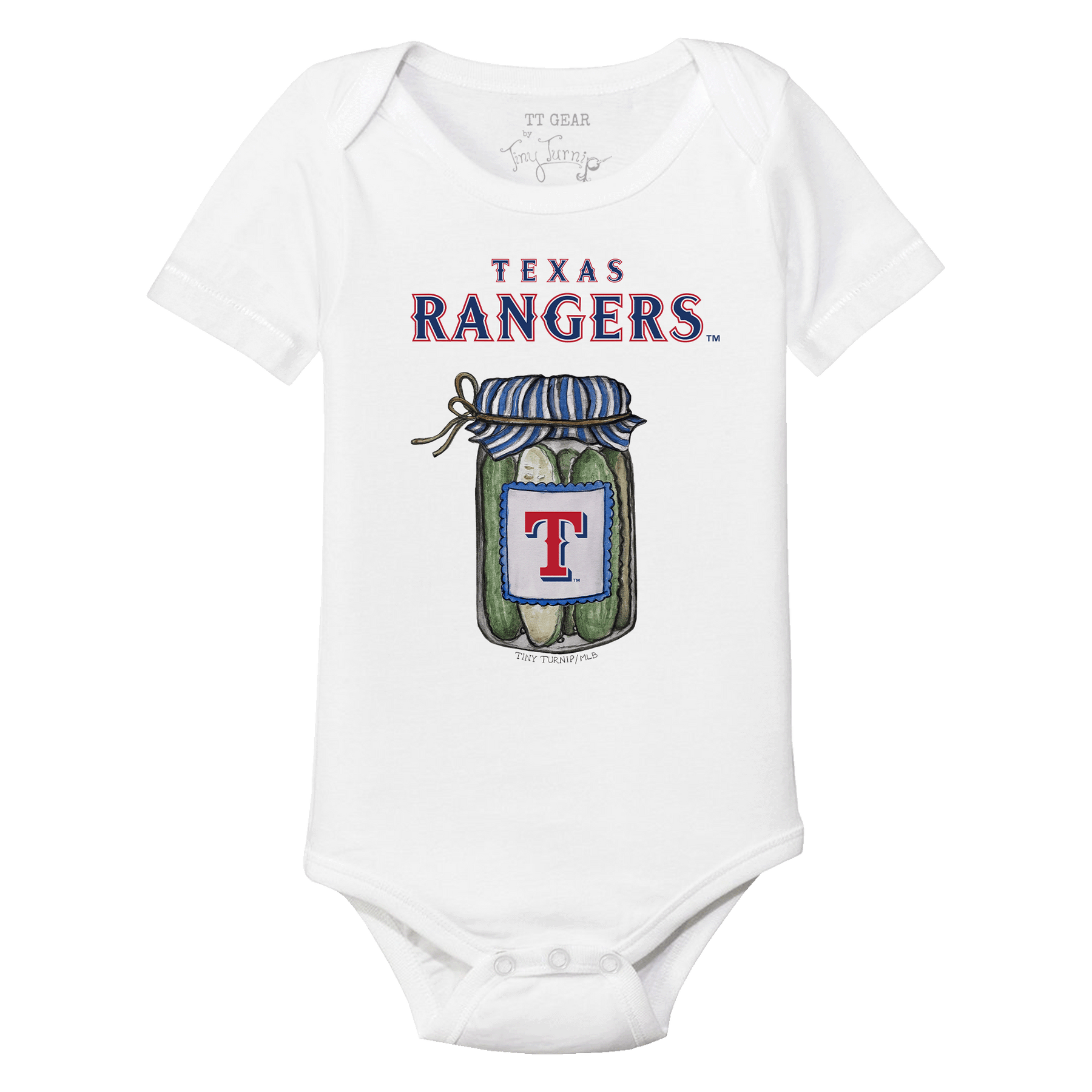 Texas Rangers Pickle Jar Short Sleeve Snapper
